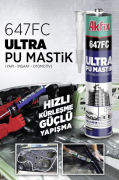 Akfix 647FC PU Mastik 280 ml Gri