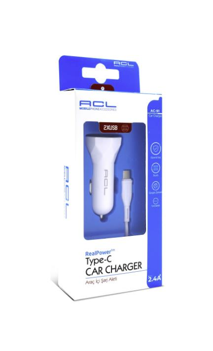 Acl AC-91 Araç İçi Şarj Aleti 2.4 Amper