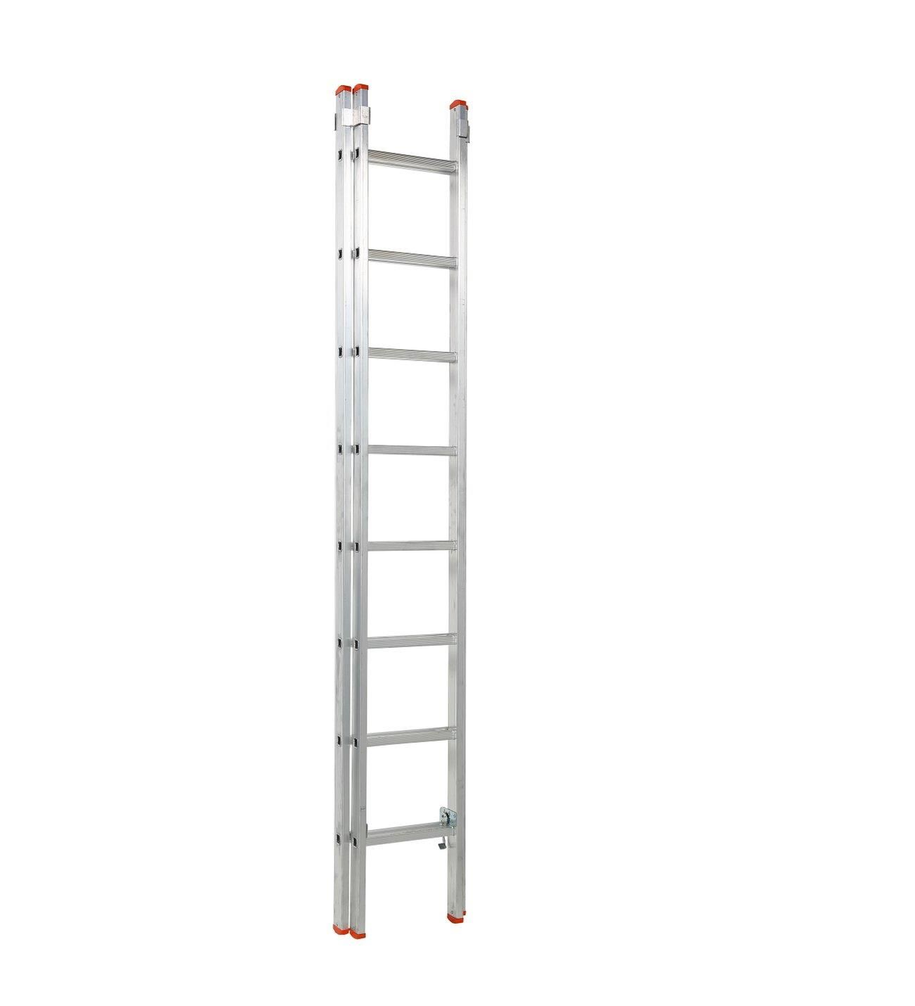 Alüminyum Ptt Tip Sürgülü Merdiven 2x4=8 MT