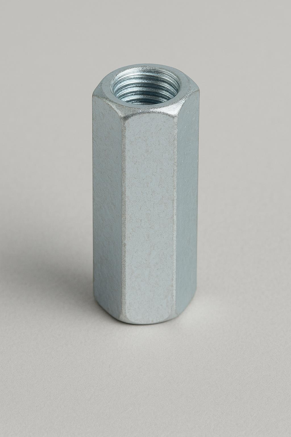 Uzatma Somun Metrik Beyaz Kaplamalı 10 mm