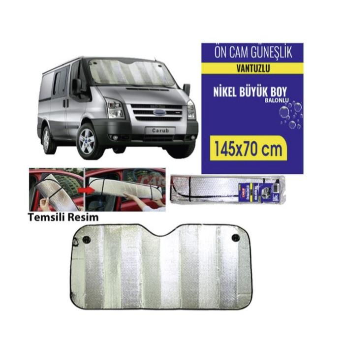 Carub Ön Cam Güneşlik Büyük Boy Nikel