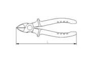 İzeltaş 3700 Yan Keski Opak Seri 160 mm