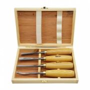 Rox Wood Ahşap Oyma Iskarpela Seti 4 Parça Ahşap Kutulu