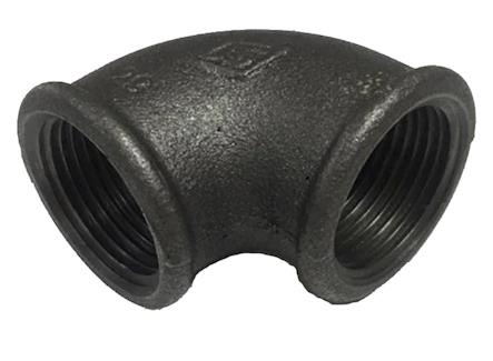 İnfit Siyah Dirsek Dişli 1.1/2''