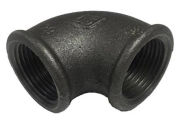 İnfit Siyah Dirsek Dişli 1.1/2''