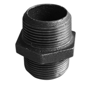 İnfit Nipel Dişli Siyah 1/2''