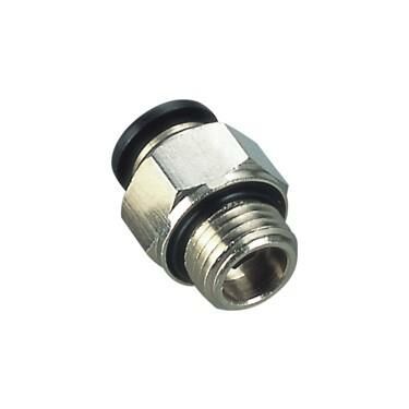 Pnömatik Düz Rekor 4 mm - 1/8''