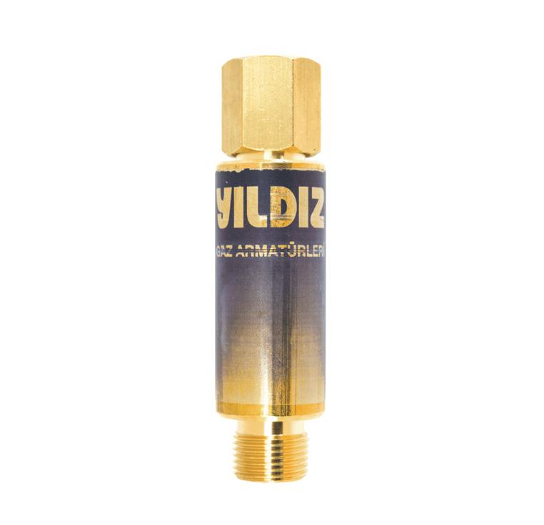 Yıldız 1030 Alev Emniyet Valfi Basinç Düsürücü Için Oksijen (5100 - 5200 - -5300 - 5400)
