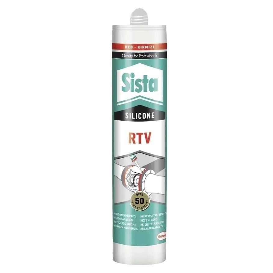 Sista Silikon Kırmızı 310 ml