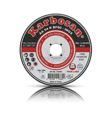 Karbosan İnox Metal Kesici İnce 115 mm Thin Line