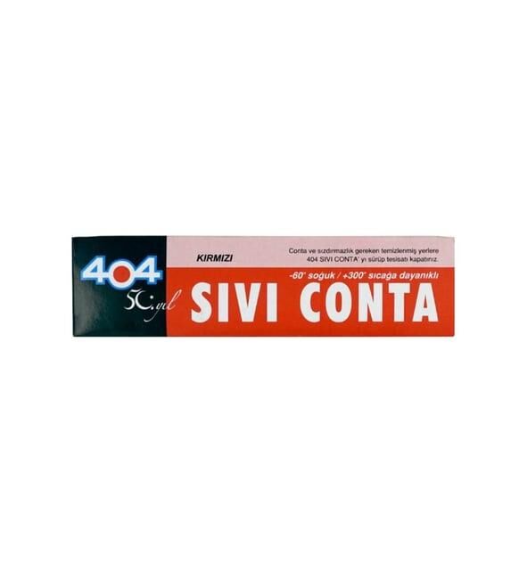 404 Sıvı Conta Kırmızı 80 gr