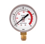 Yıldız 51140 Basınç Göstergesi 0-40 Asetilen Giriş