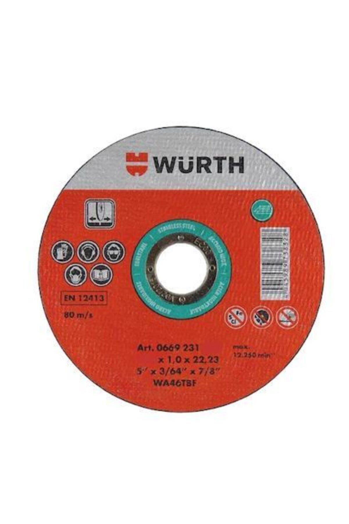 Würth İnox Kesici Taş 115x1x22