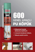 Akfix 600 PU Pipetli Köpük 600 gr