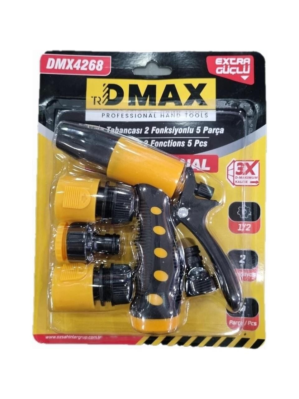 Dmax Sulama Tabanca Seti 2 Fonksiyonlu 5 Parça