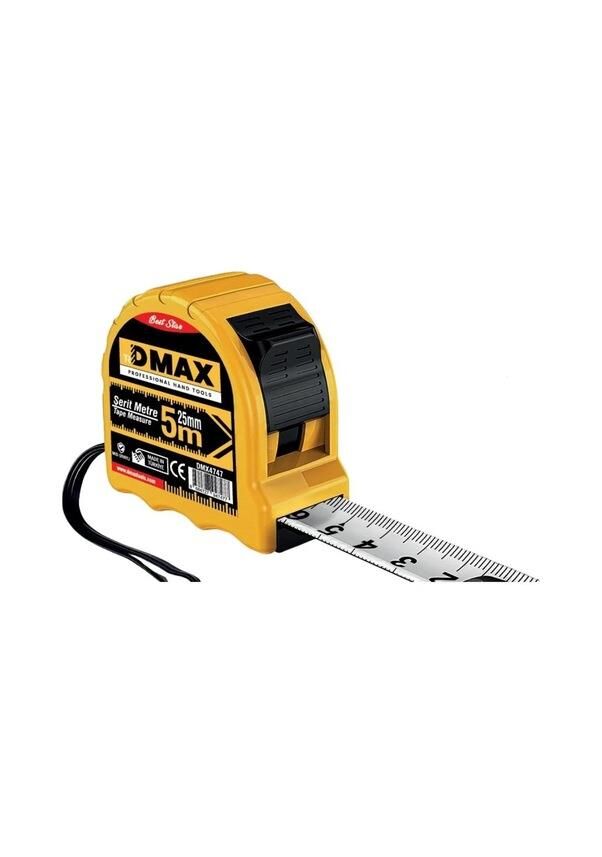Dmax Profesyonel Şerit Metre 5x25 mm