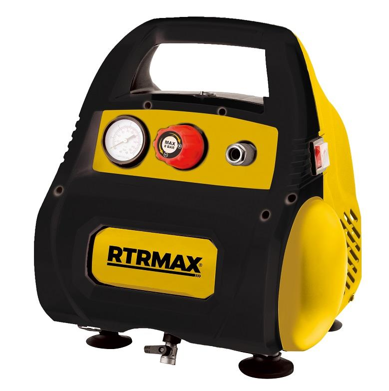 Rtrmax Mini Komprasör Yağsız 6 lt 1.5 HP/ 1.1kw