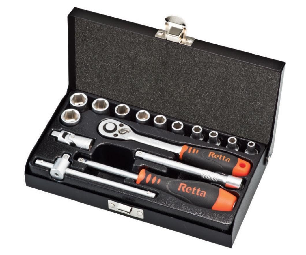 Retta Lokma Takımı Retta 6 Köşe 1/4'' 16 Parça