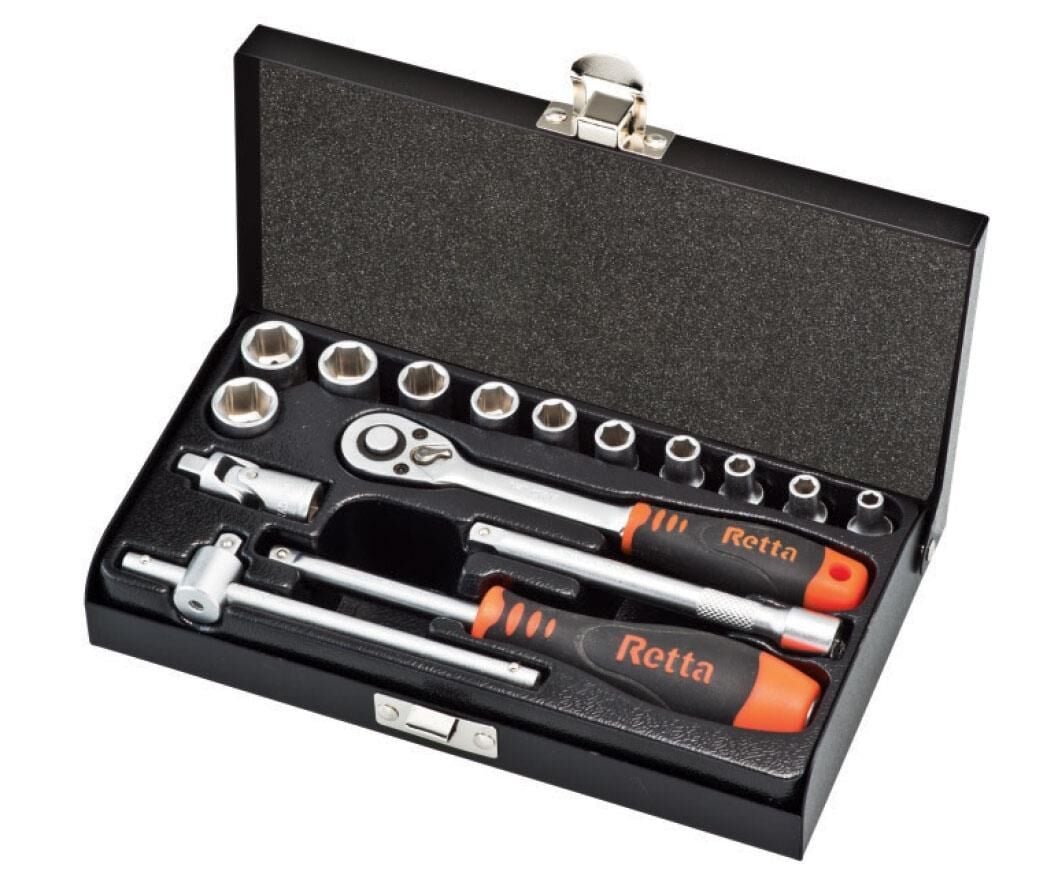 Retta Lokma Takımı Retta 6 Köşe 1/4'' 16 Parça