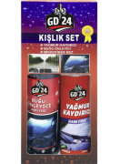 GD-24 Kışlık Set Mikrofiber Bez + Buğu Önleyici + Yağmur Kaydırıcı