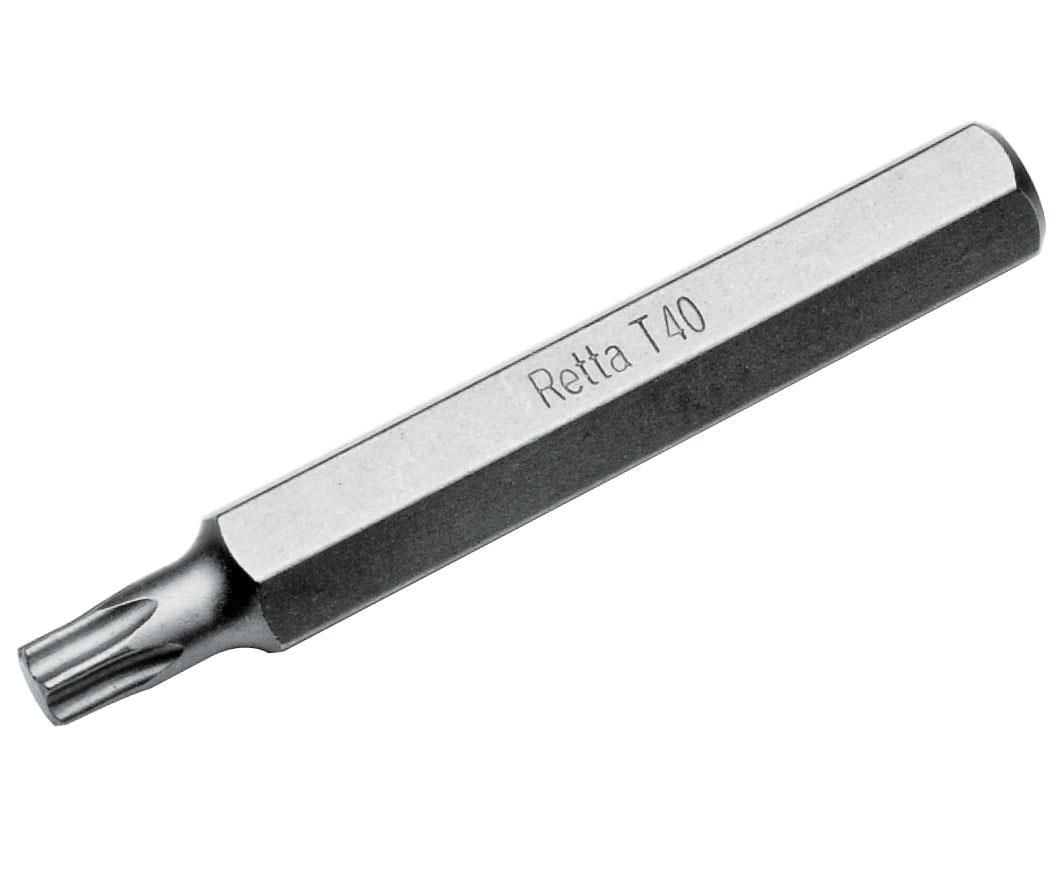 Retta 10 mm Torx Bits Uçlar T40X 75 MM