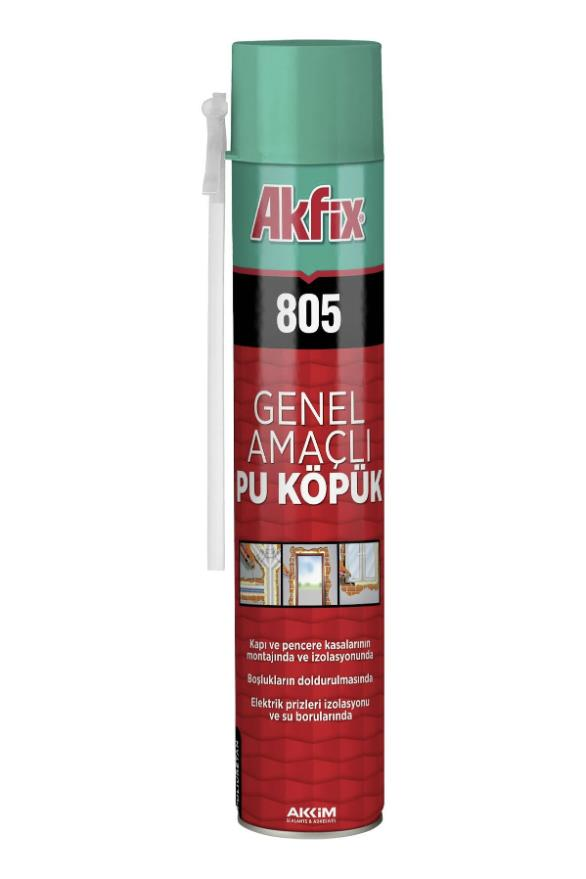 Akfix 805 PU Pipetli Köpük 750 ml