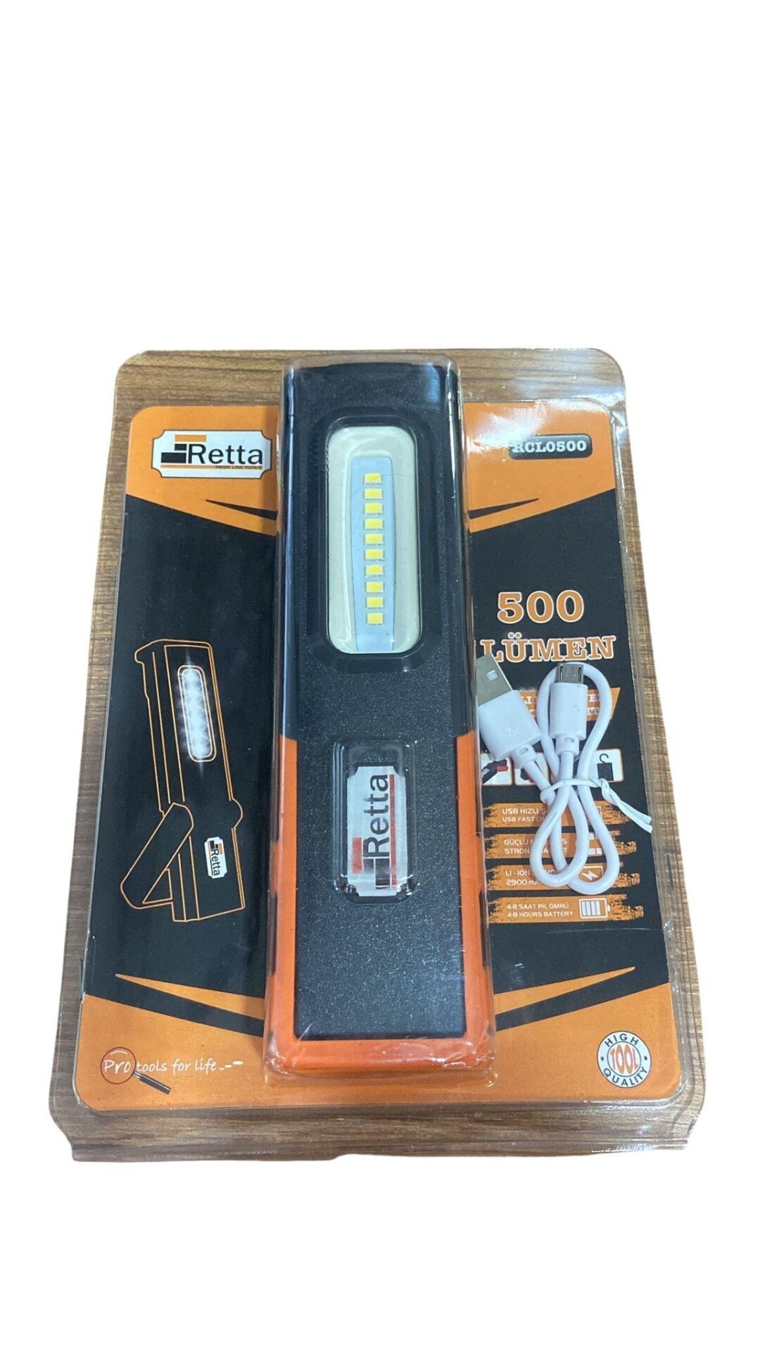 Retta Şarjlı Led Fener