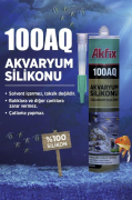 Akfix 100AQ Akvaryum Silikonu 280 ml Şeffaf