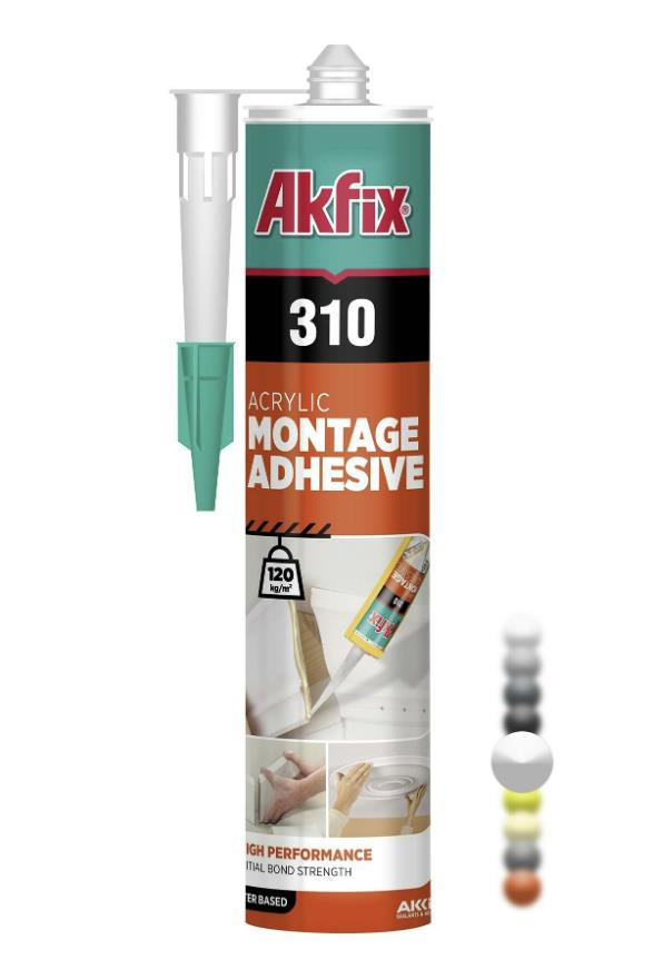 Akfix 310 Kartonpiyer - Stropiyer Yapıştırıcı 310m Beyaz