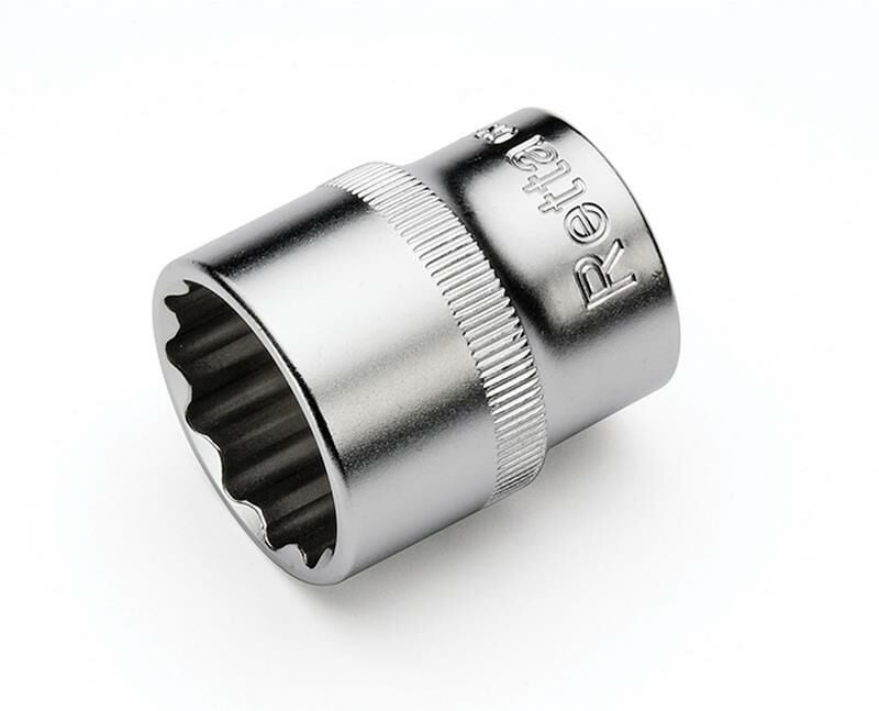 Retta 1/2'' Lokma Anahtarlar Kısa-12 Köşe 8 mm