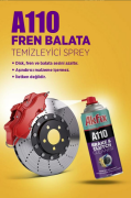 Akfix A110 Fren Balata Temizleyici Sprey 500 ml