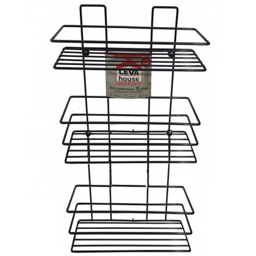 Leva Şampuanlık 3'lü Siyah