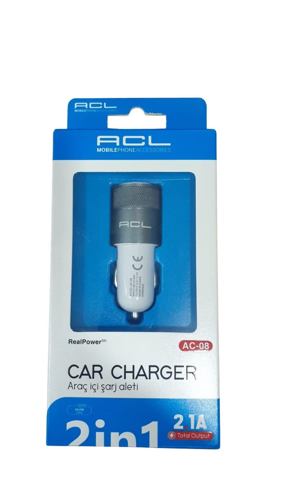 Acl Ac-8 Araç Şarj Aleti 1.6 Amp