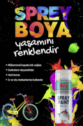 Akfix Sprey Boya Parlak Sarı RAL1003 400ml 300gr
