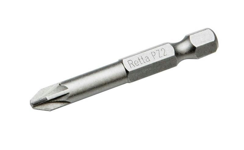 Retta 1/4″ Pozidriv Bits Uç PZ-2 – 50 mm