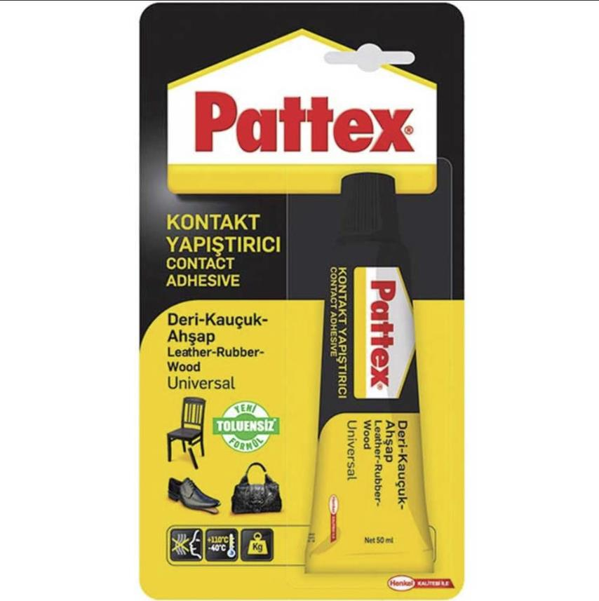 Pattex Deri Kauçuk Ahşap Yapıştırıcı 50ml