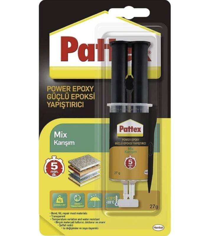 Pattex Power Epoksi Güçlü Yapıştırıcı 27gr