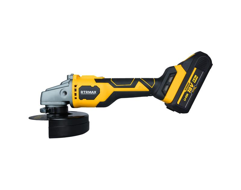 Rtrmax Akülü Avuç Taşlama 2x 4 Ah Akülü Kömürsüz