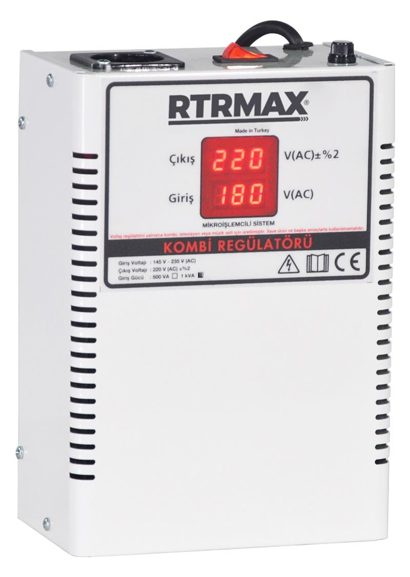 Rtrmax Voltaj Regülatörü 0,5 KVA Monofaze Röleli