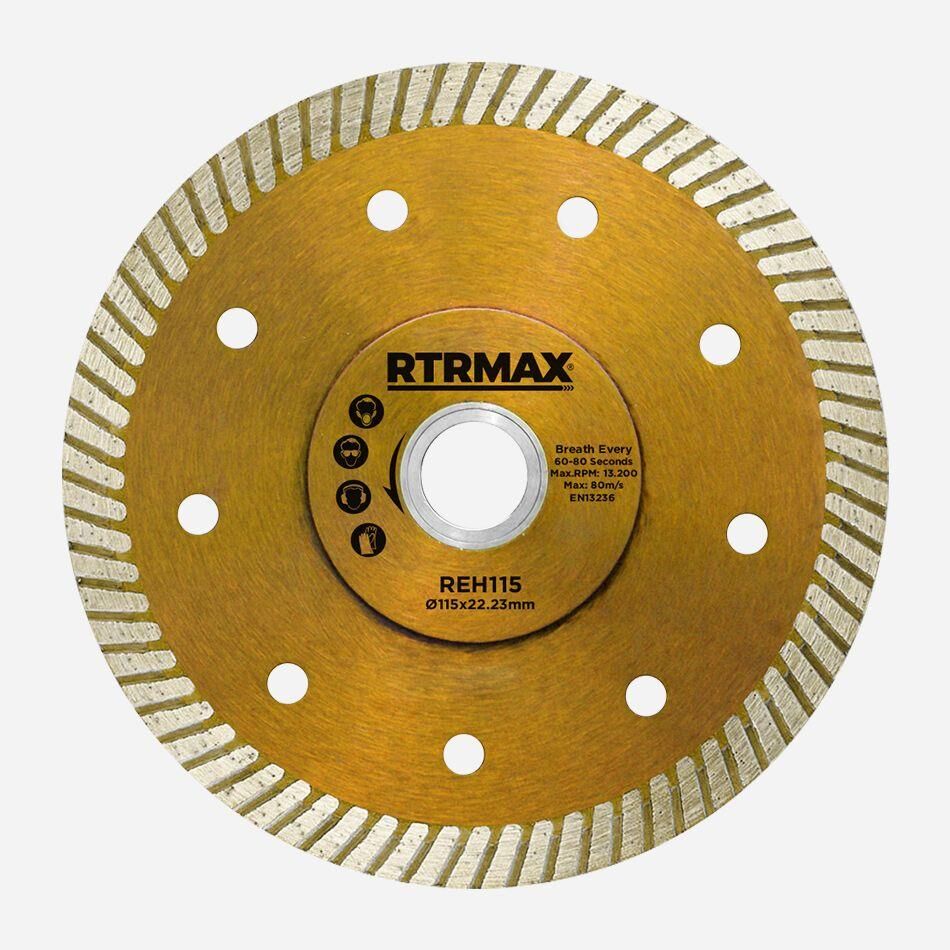 Rtrmax Çapaksız Turbo Kesim Elmas Testere 180 mm