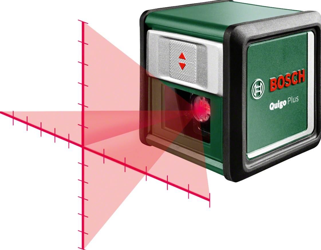Bosch Quigo Plus Çapraz Çizgili Hizalama Lazeri