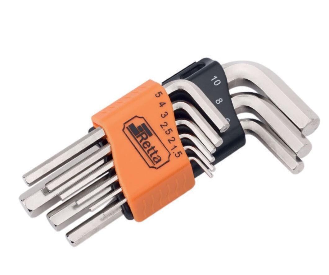 Retta L Allen Anahtar Takımı Kısa 9 Parça