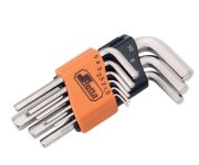 Retta L Allen Anahtar Takımı Kısa 9 Parça