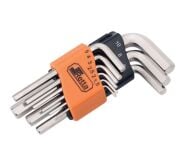 Retta L Allen Anahtar Takımı Kısa 9 Parça