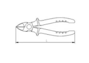 İzeltaş 3700 Yan Keski Opak Seri 140 mm