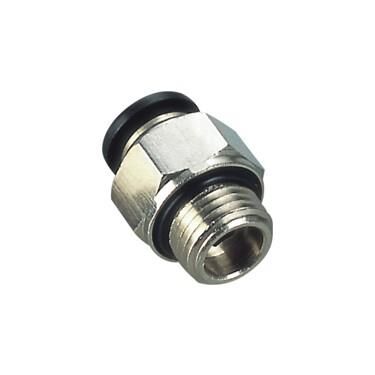 Pnömatik Düz Rekor 10 mm - 1/2''