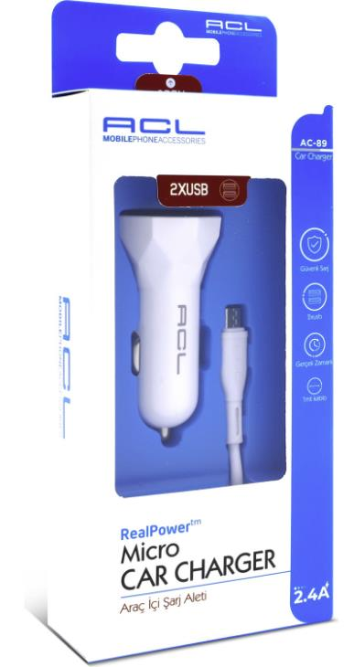 Acl AC-89 Micro 2.4 A Araç Şarj Aleti