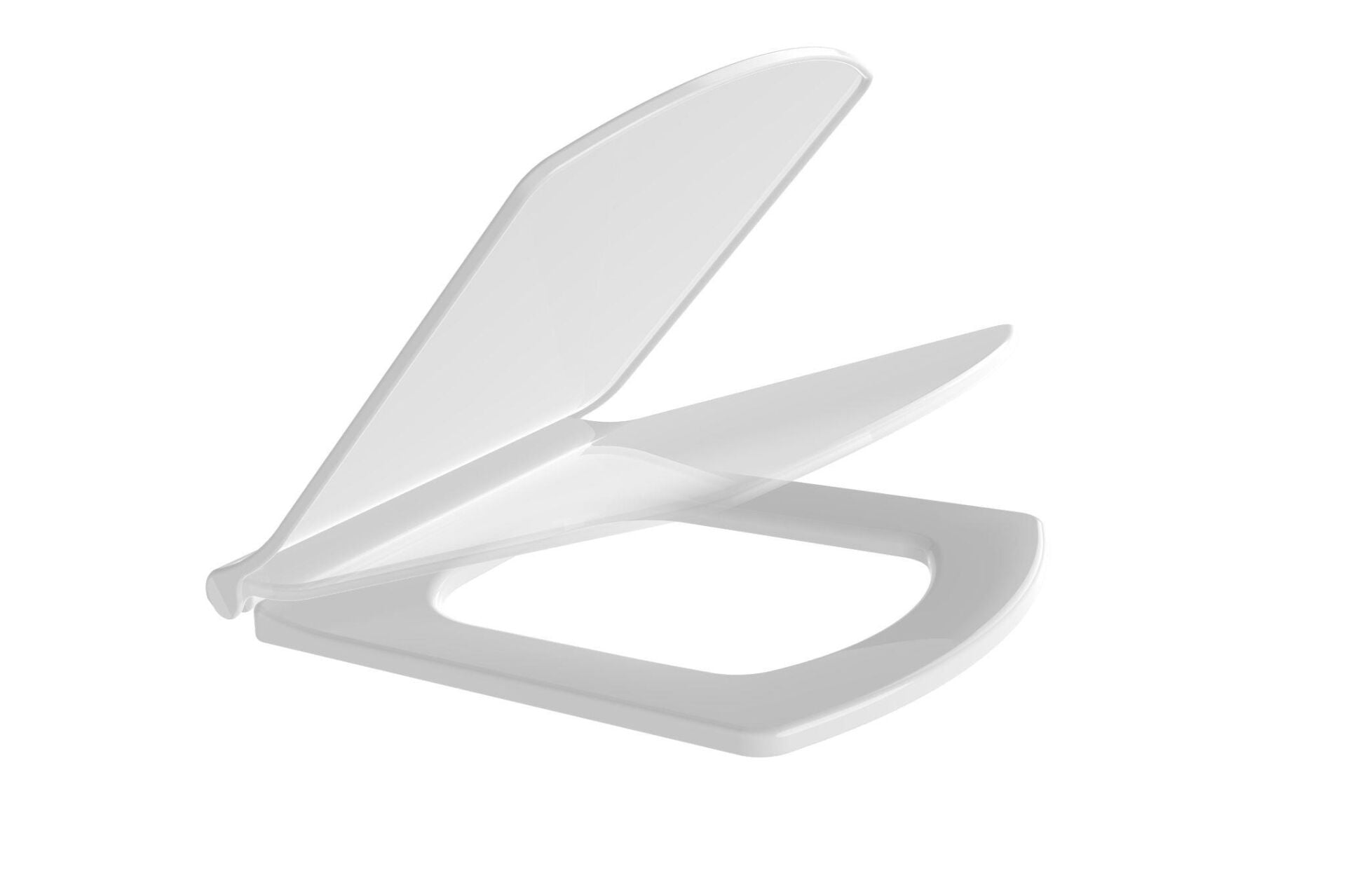 Nova 2076 Kare Slim Yavaş Kapanan Klozet Kapağı