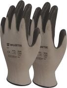 Würth İş Güvenliği Eldiveni Mekanikçi Siyah 9