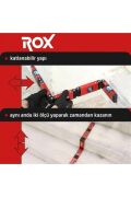 Rox 0176 Mıknatıslı Alüminyum Katlanır Su Terazisi 70 Cm
